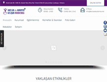 Tablet Screenshot of koclukakademisi.net